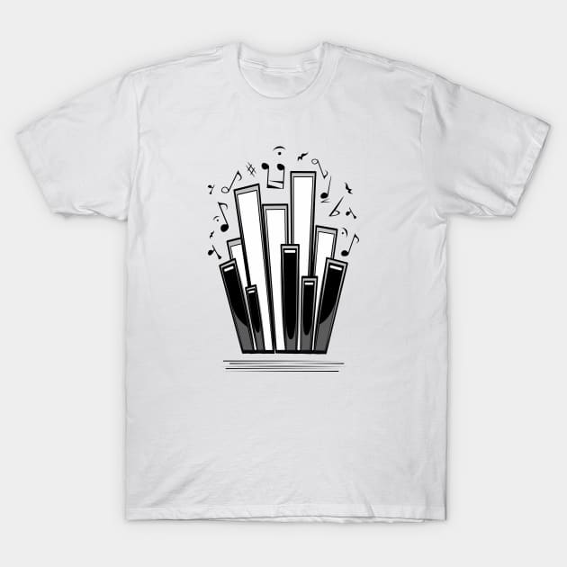 Piano T-Shirt by lents